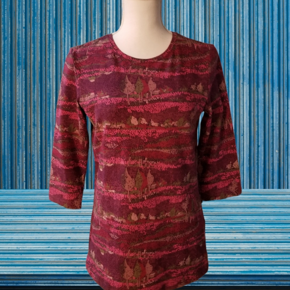 NWT Christopher&Banks 3/4 sleeve. Scoop neck top